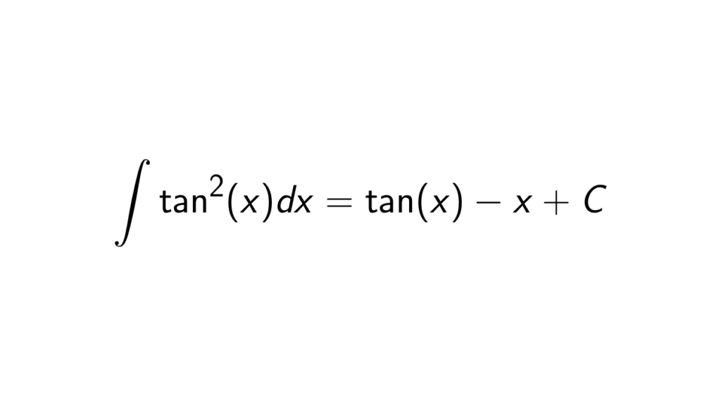 what-is-the-integral-of-tan-2-x-epsilonify